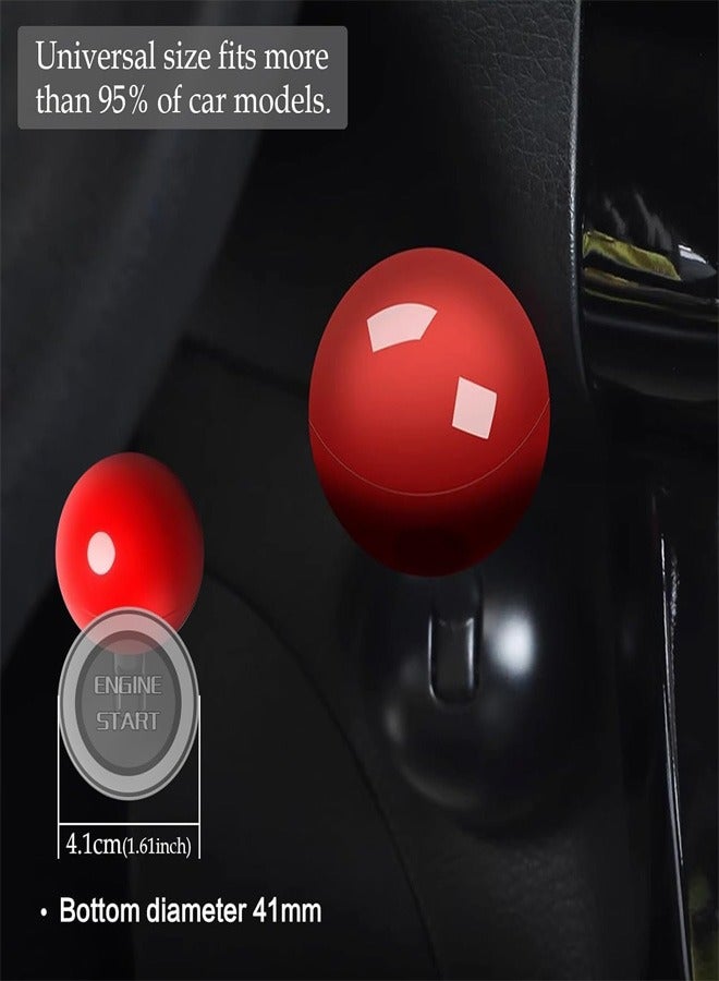 Generic Car Push to Start on Rocker Car One on Start Lever Car Engine Start Stop on Joystick Starter Ball-bar Cover for Decorative Accessories Universal Size for Cars etc  - Image 2