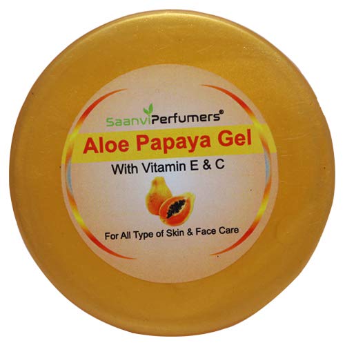 Saanvi Perfumers Papaya Gel For Face and Skin All Types of Skin Face Care 100g - Image 3