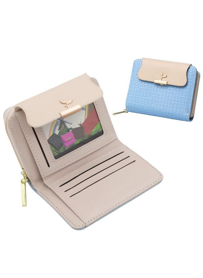 PALAY® Mini Wallet For Women PU Leather Purse with Zipper Bifold Card Coin Holder Cash Bag Clutch Wallet Fashion Women Wallet Purse Gift Small Wallet for Girl - Image 1
