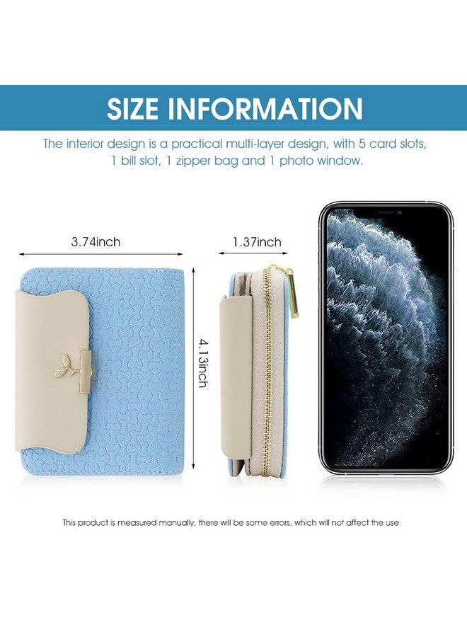 PALAY® Mini Wallet For Women PU Leather Purse with Zipper Bifold Card Coin Holder Cash Bag Clutch Wallet Fashion Women Wallet Purse Gift Small Wallet for Girl - Image 2