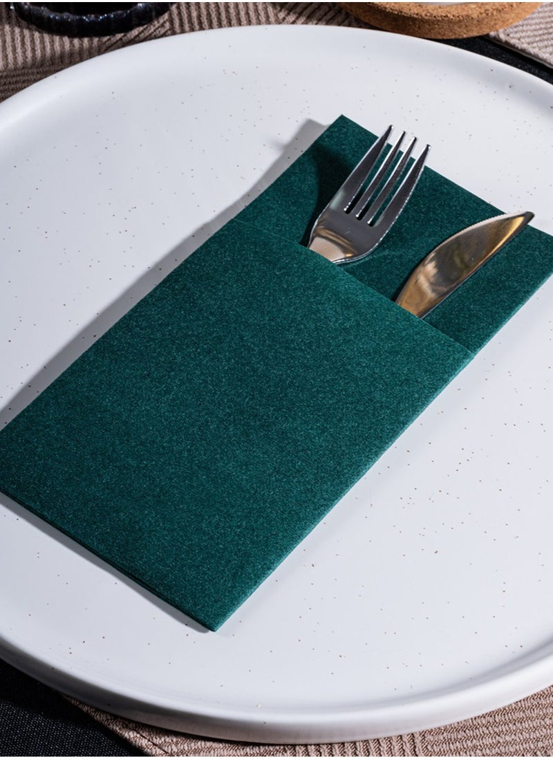 Generic - Disposable knife and fork bag restaurant napkin - Image 1