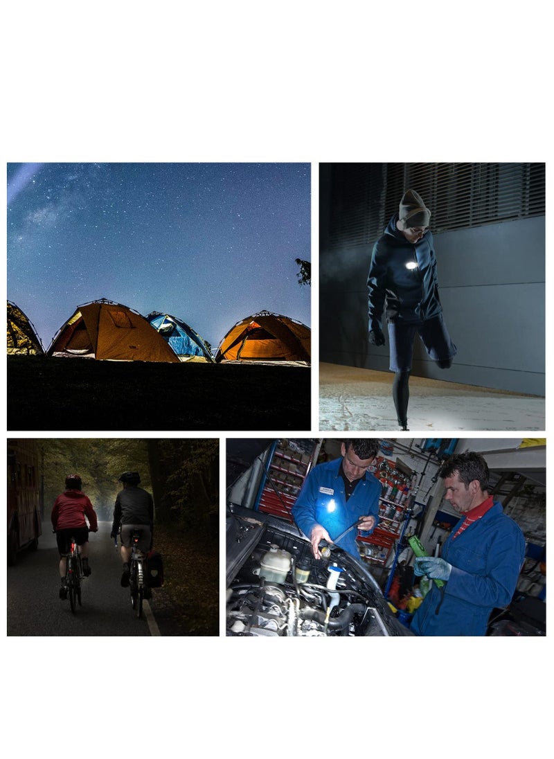 Nurse Nightshift Hands Free Lightweight Emergency Led Flashlight Clip On Flashlight Suitable For Walking Running Pets Outdoor Emergency, Green - Image 2