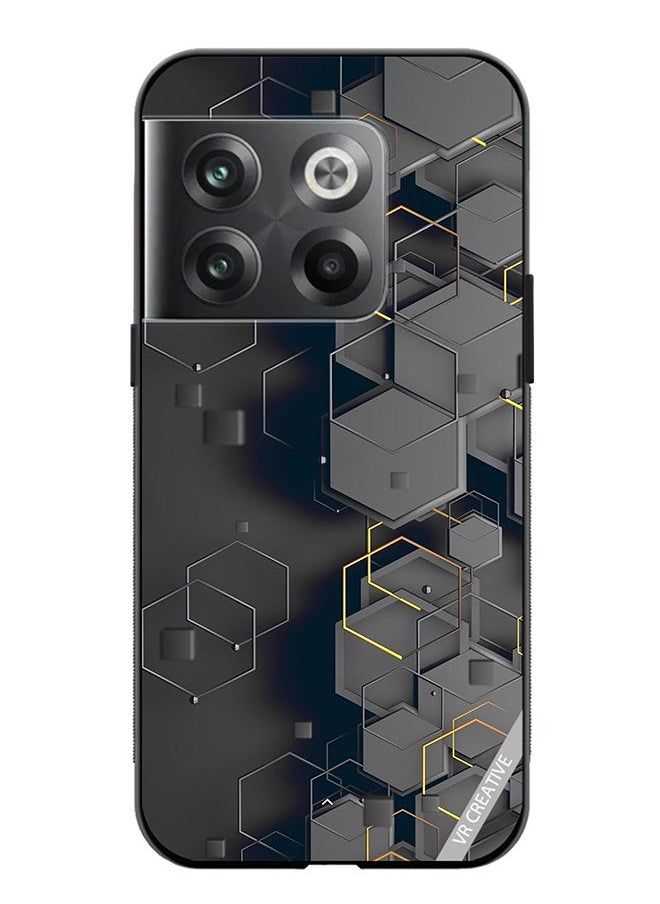 VR CREATIVE - Protective Case Cover For OnePlus Ace Pro Abstract Design Multicolour - Image 1