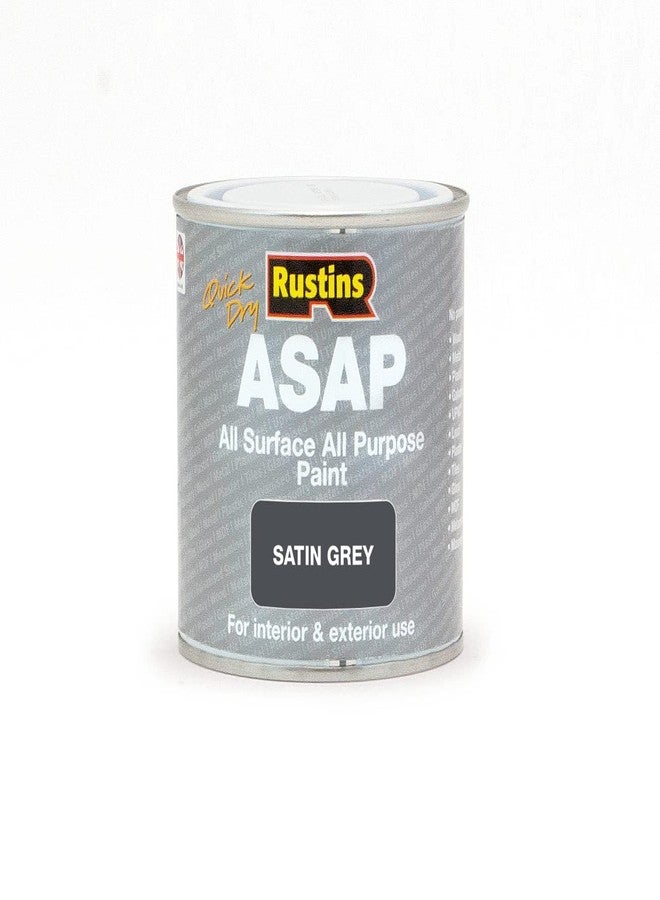 Rustins All Surface All Purpose Paint Grey 250ml - Image 1