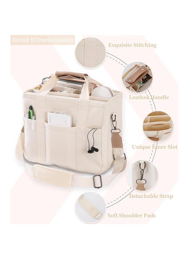 MIXDE Baby Diaper Bags,Large Capacity Baby Bag for Mother,Tote Bag Mommy Bag with Multi Pockets,Crossbody Handbag Shoulder Bag with Compartments for Women Travel  - Image 2