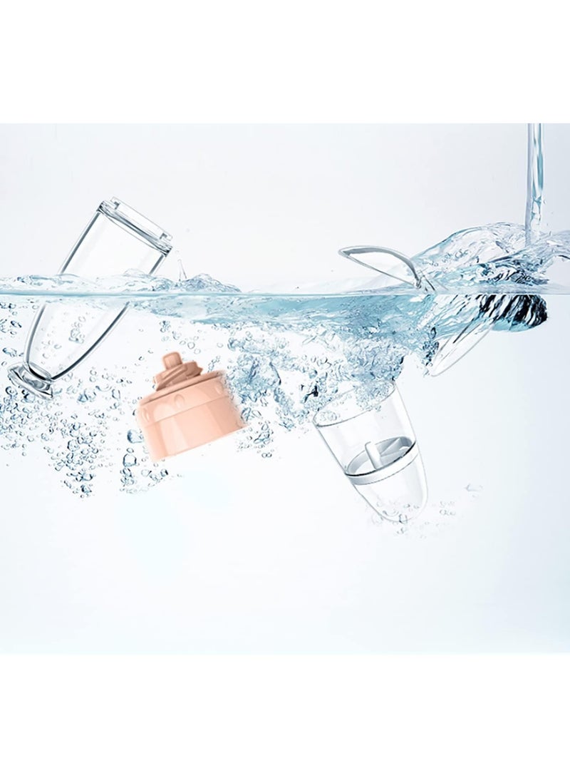 ULHYC Baby Silicone Feeding Bottle Spoon Baby Food Feeder with Standing Base for Infant Dispensing and Feeding,Blue - Image 2