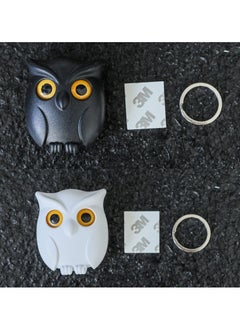 SYOSI 2PCS Magnetic Owl Key Holder Set, Wall-Mounted, Automatic Open Close Eyes, Cute Owl Key Hooks, Night Owl Keyring Holder for Home Organization  - Image 4