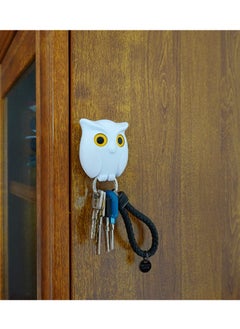 SYOSI 2PCS Magnetic Owl Key Holder Set, Wall-Mounted, Automatic Open Close Eyes, Cute Owl Key Hooks, Night Owl Keyring Holder for Home Organization  - Image 5