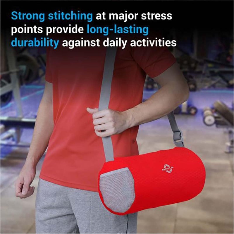 نيفيا حقيبة رياضية أساسية 6853 من البوليستر – متينة وخفيفة الوزن للجيم والرياضة والسفر - Image 3