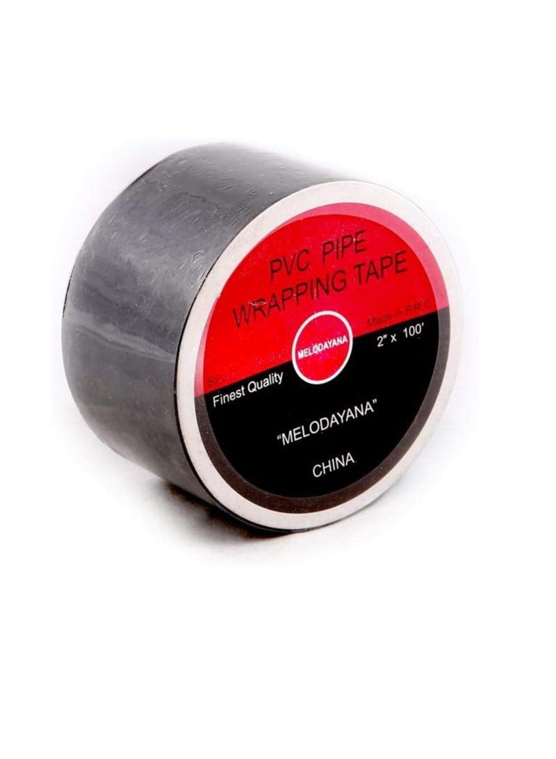 Melodayana PVC Pipe Wrapping Tape, Black - Image 1
