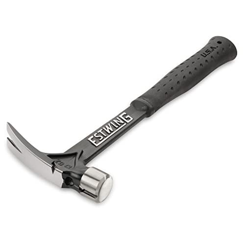 ESTWING Ultra Series Hammer - 15 oz Short Handle Rip Claw Framing Hammer with Smooth Face & Shock Reduction Grip - EB-15SR - Image 2