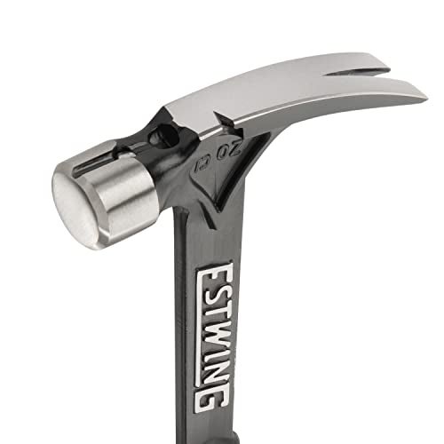 ESTWING Ultra Series Hammer - 15 oz Short Handle Rip Claw Framing Hammer with Smooth Face & Shock Reduction Grip - EB-15SR - Image 3