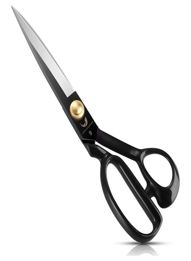 Jenleestar Fabric Scissors 9 Inch Sewing Dressmaking Scissors Professional Razor Sharp for Tailoring Leather Raw Materials - Japan High Carbon Steel Tailor Shears(Right-Handed) - Image 2