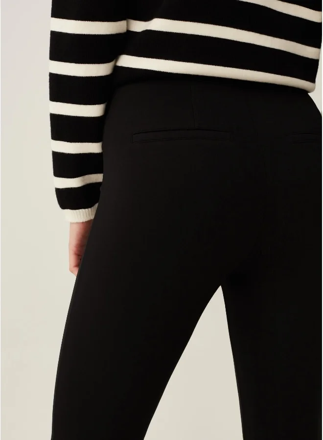 Ovs Cropped flare-fit trousers