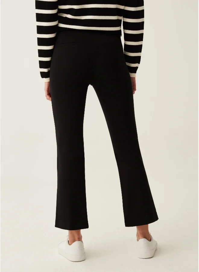 Ovs Cropped flare-fit trousers