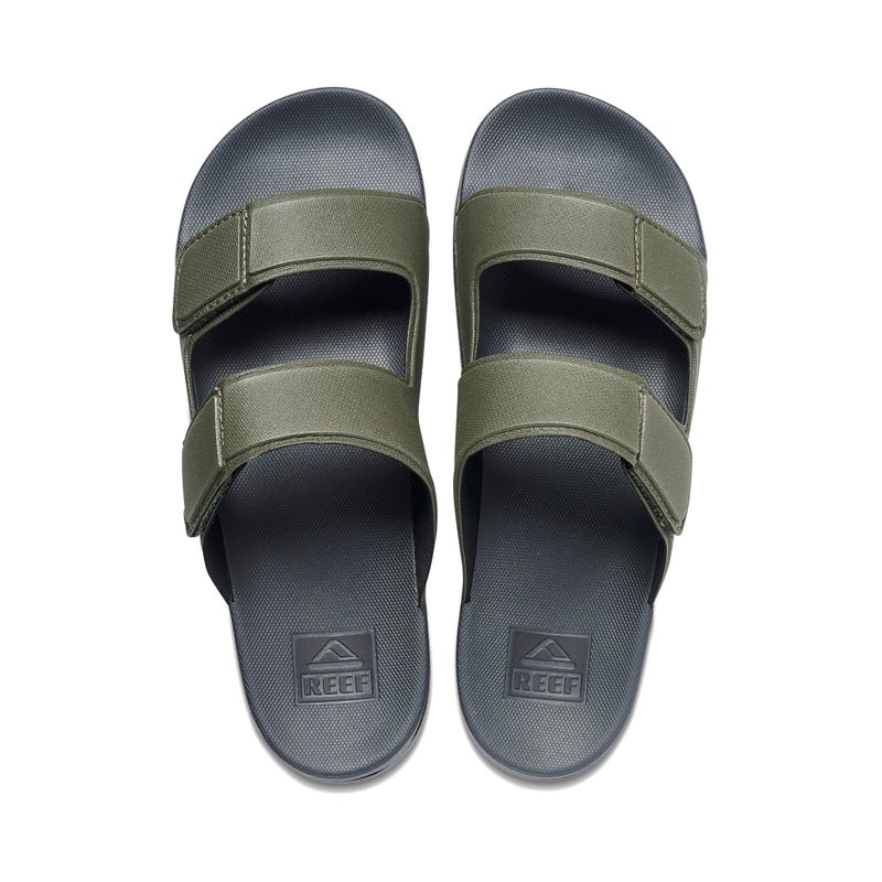 Reef Cushion Tradewind Men's Sandals Grey/Olive - 11 Medium - Image 4