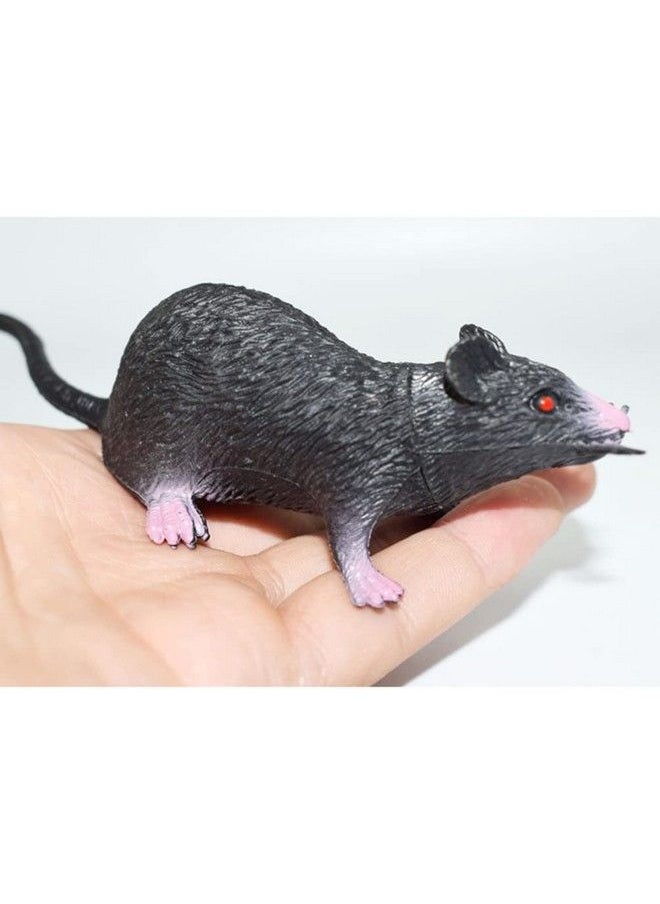 BESTOYARD - Fake Rat Realistic Mouse Pranks Props Toy Model Lifelike Mice Toy Creepy Spooky Rat Toy Figures For Halloween Tricks - Image 1