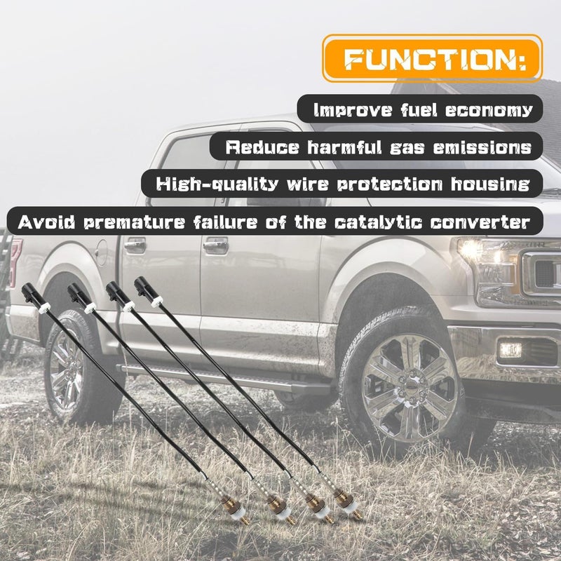 Regional central warehouse stock 4 Pack O2 Oxygen Sensor 15717 Downstream/Upstream Replaces 15716 15718 11171843 Compatible with Ford F150 F250 F350 for Lincoln for Mercury Cost effective global grade quality Labor saving optimized design Stable domestic stock General compatible practical design Varied dimensions Stain resistant N/S/C nationwide deliver Heat insulation layer Daily life matching design Easy assemble alternatives Occasional & permanent usable Long lifespan Flexible varied design Wide use compliant quality Market mainstream color picks Reliable local delivery service Temp & permanent project compatible Spec compliant trusted quality Long term use design Consistent steady quality Intra-city fast distribution Cross product combo compatible Market popular practical build Wide range compatible material - Image 4