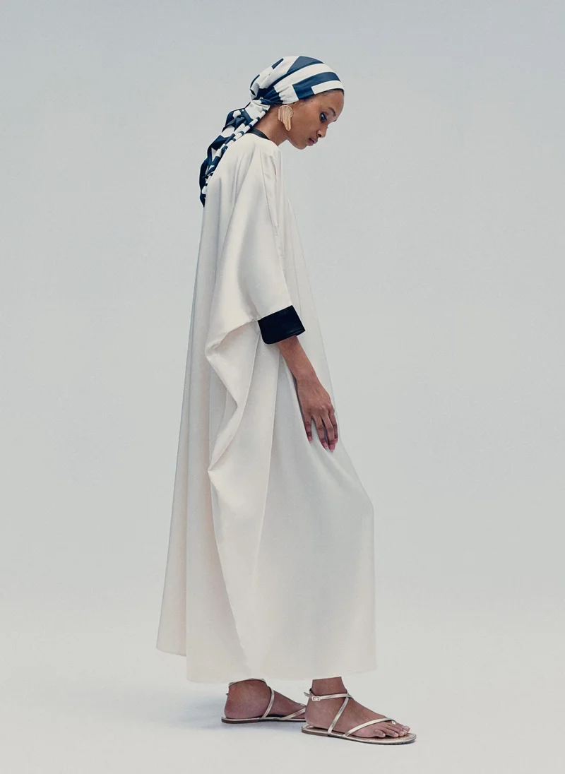 H&M Button-Front Kaftan Dress