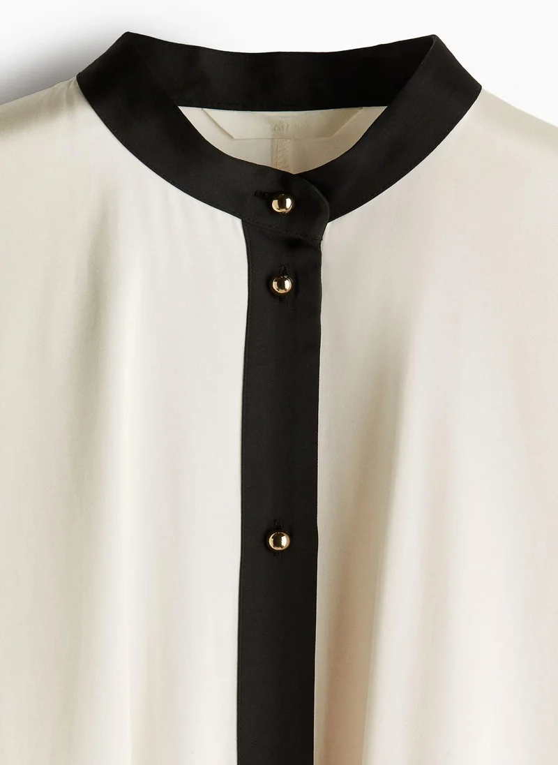 H&M Button-Front Kaftan Dress
