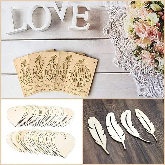 Manas Impex Square Premium MDF Pine Wood 250 MM MDF Boards for Art and Craft 2MM Unfinished Square Wood Slices for Resin Art Mandala ArtPyrography Painting 25 cm x 25 cm Pack of 4  - Image 2