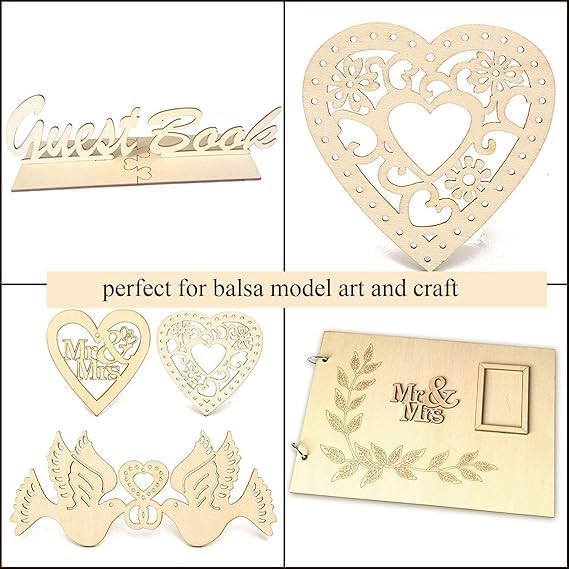 Manas Impex Square Premium MDF Pine Wood 250 MM MDF Boards for Art and Craft 2MM Unfinished Square Wood Slices for Resin Art Mandala ArtPyrography Painting 25 cm x 25 cm Pack of 4  - Image 3
