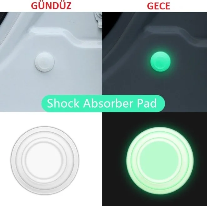 5DM Phosphorescent Car Door Sound and Shock Absorbing Pad 10 Pieces
