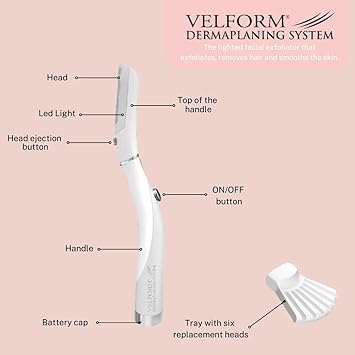 Velform نظام فيلفورم لإزالة الجلد الميت وتقشير الوجه والشعر الزائد - Image 3