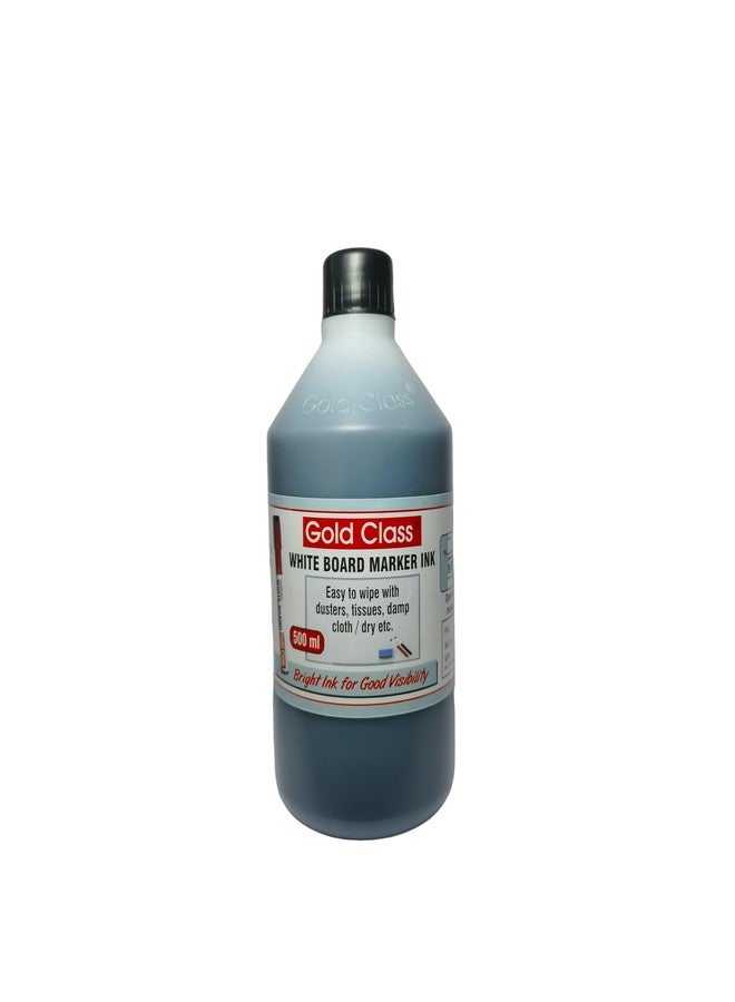 Gold Class White Board Marker Ink, 500ML | Easily refillable | Suitable for Marker Pens with Multiple Surfaces | Office Stationery | School Stationery (Black) - Image 2