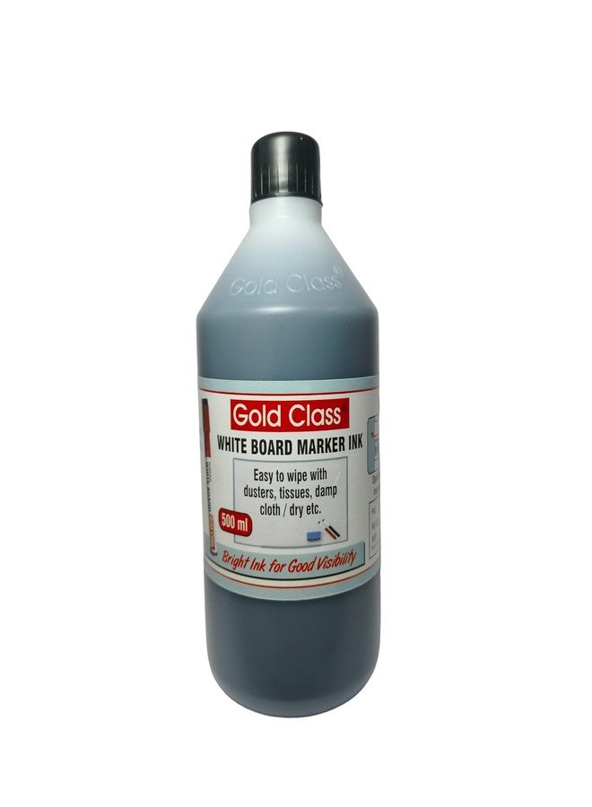 Gold Class White Board Marker Ink, 500ML | Easily refillable | Suitable for Marker Pens with Multiple Surfaces | Office Stationery | School Stationery (Black) - Image 3