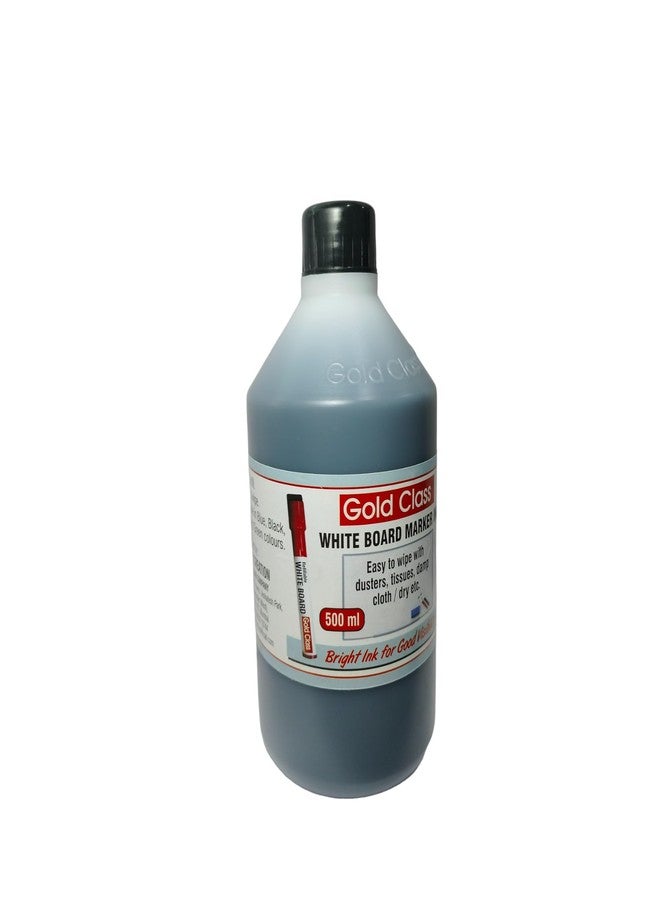 Gold Class White Board Marker Ink, 500ML | Easily refillable | Suitable for Marker Pens with Multiple Surfaces | Office Stationery | School Stationery (Black) - Image 5