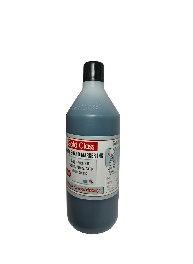 Gold Class White Board Marker Ink, 500ML | Easily refillable | Suitable for Marker Pens with Multiple Surfaces | Office Stationery | School Stationery (Black) - Image 4