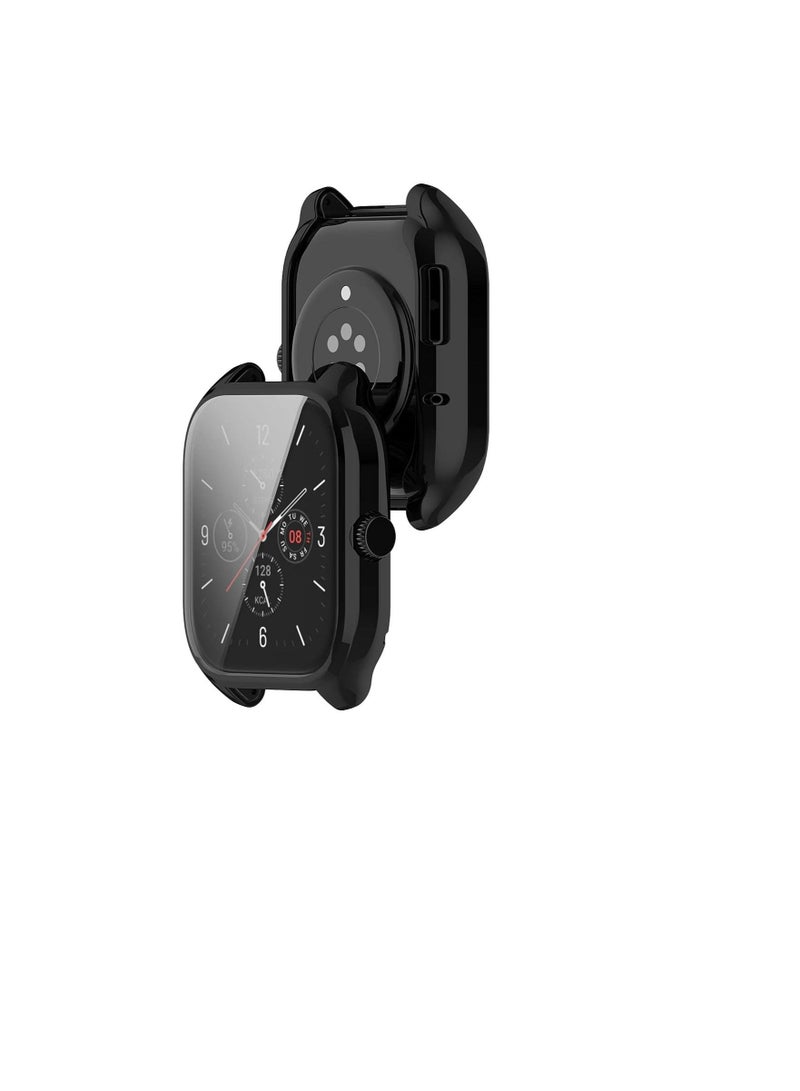 Case Compatible with Amazfit GTS 4 (Not for GTS4 Mini) Case Watch Soft TPU Shockproof Cover Slim Guard Thin Bumper Shell Protector For Amazfit GTS4 (Black) - Image 3