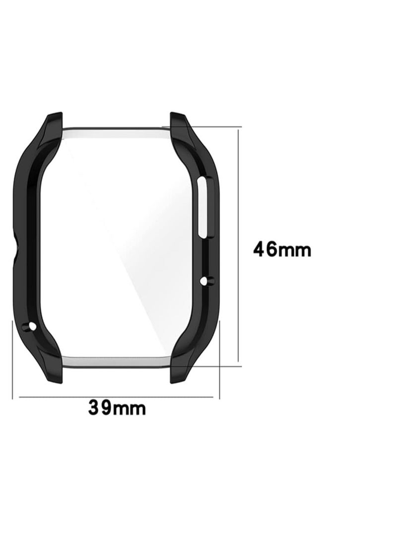Case Compatible with Amazfit GTS 4 (Not for GTS4 Mini) Case Watch Soft TPU Shockproof Cover Slim Guard Thin Bumper Shell Protector For Amazfit GTS4 (Black) - Image 4
