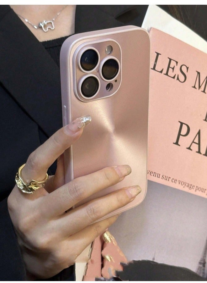 ShebSheb for iPhone 16 Pro Case, Glossy Coating Phone Cases with Camera Lens Protector Soft TPU Shockproof Protective Cover - Image 3