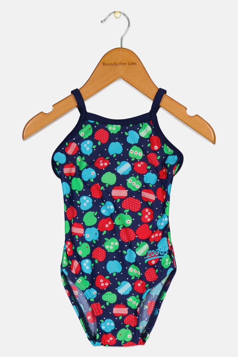 ZOGGS بدلة سباحة قطعة واحدة للبنات الصغيرات من أبلتيزر يارومبا، متعددة الألوان - Image 1