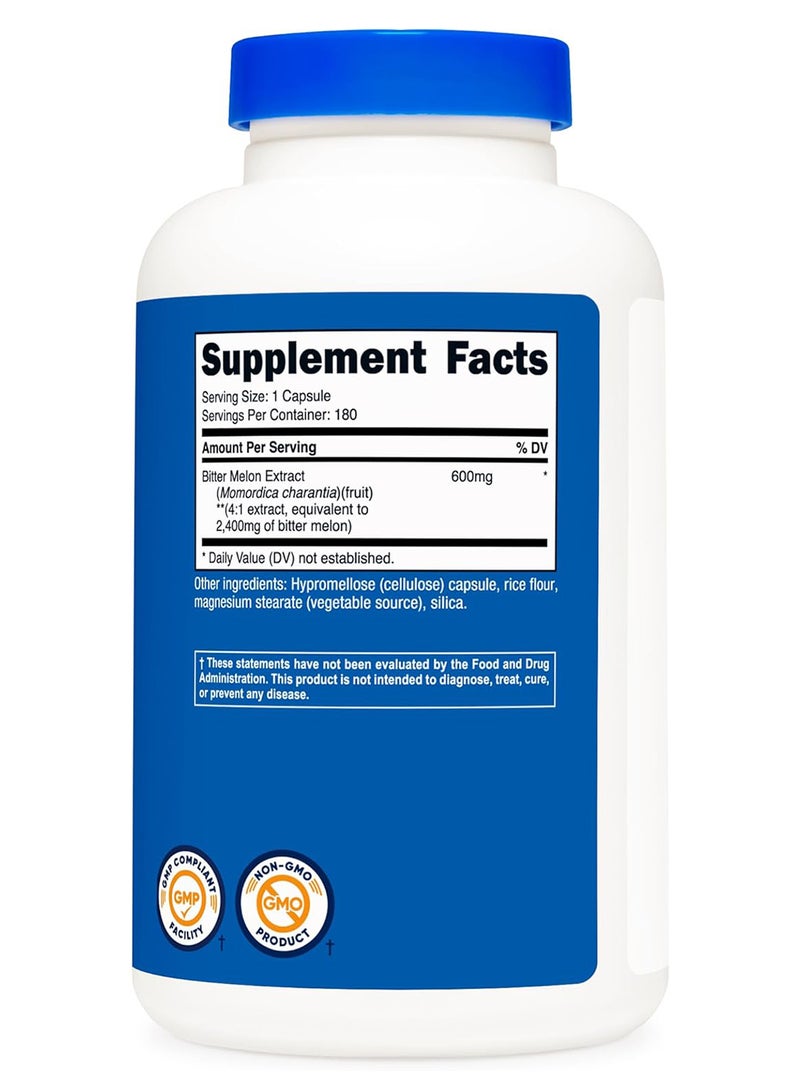 Nutricost قرع مر 600 ملجم 180 كبسولة - Image 5