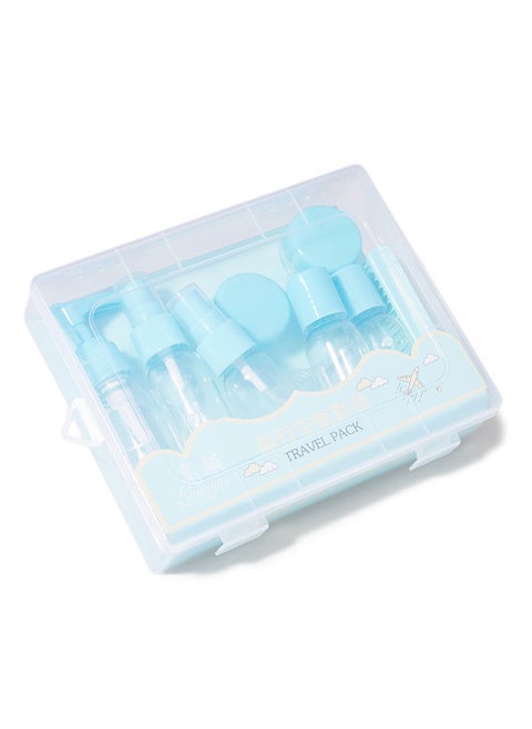 Portable Travel Empty Bottles Set Blue