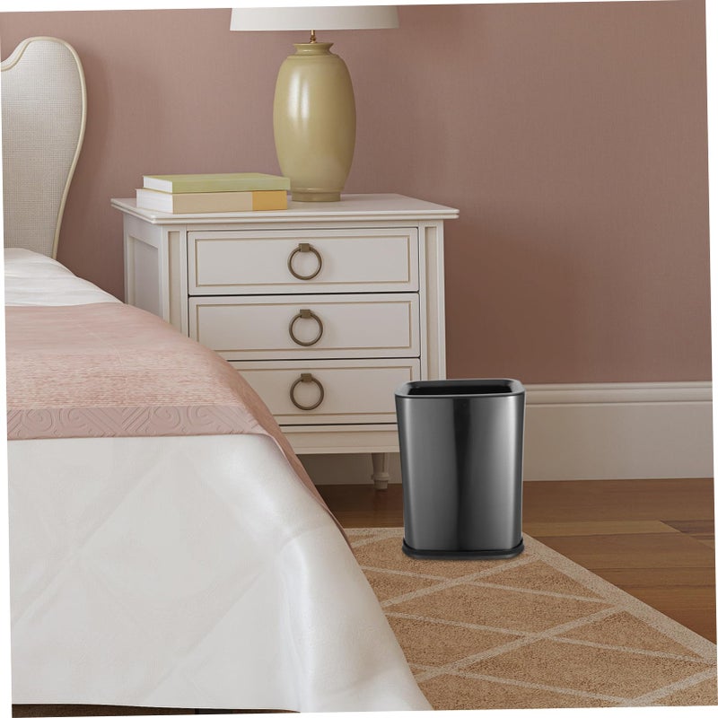 Unomor Stainless Steel Slim Trash Can With Removable Inner Bucket For Kitchen Bathroom Office - Image 5