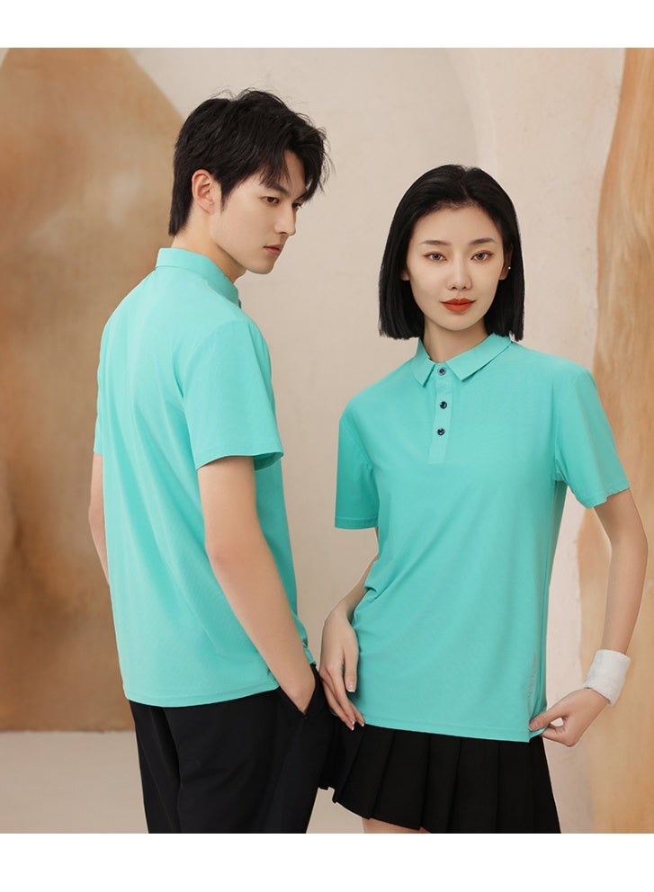 Ice Silk Fiber Polo Shirt Printed Quick Dry Breathable Workwear Summer Culture Shirt  Men's Fashion Clothing - Image 2
