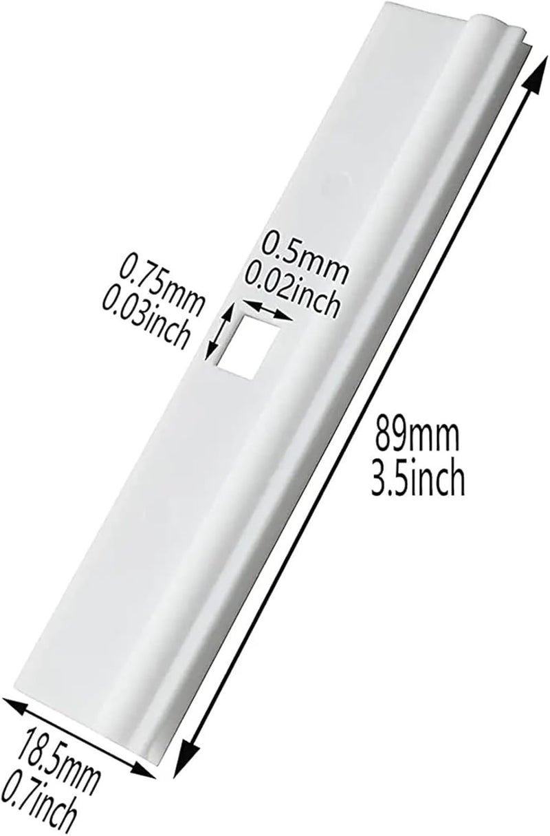 Vertical Blinds Replacement Slats 40/60/80/100PCS Vertical Curtain Simple Hanging Film, Blind Top Hanger, Repair Clip(80pcs) - Image 5