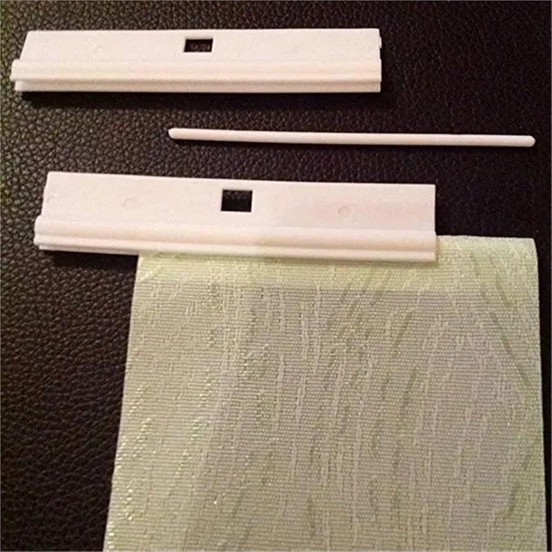 Vertical Blinds Replacement Slats 40/60/80/100PCS Vertical Curtain Simple Hanging Film, Blind Top Hanger, Repair Clip(80pcs) - Image 3
