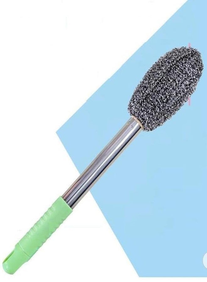 Marve Long Handle Steel Wire Bottle Cleaning Brush for Narrow Neck Containers, Bottle, Vase, Glassware - Multipurpose Household Cleaning Brush for Sink, Kitchen, Toilet, Bathroom & Utensils (1) - Image 2