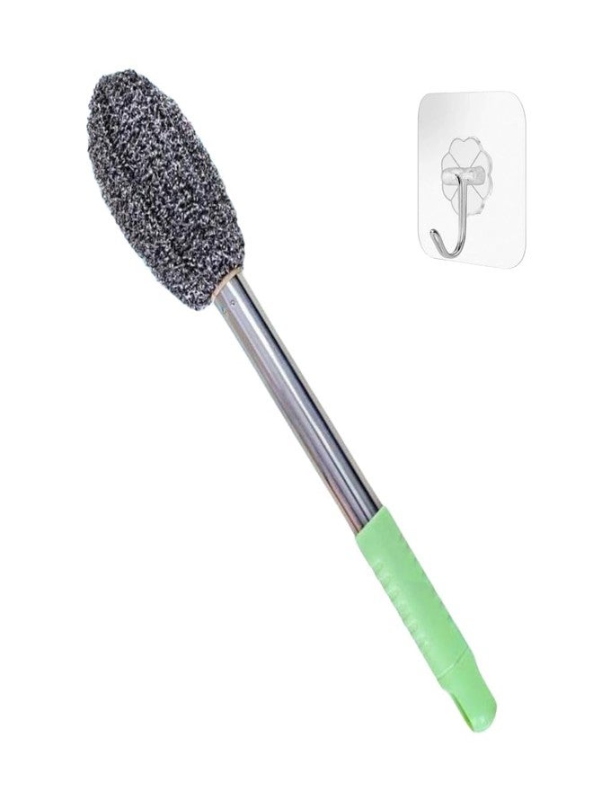 Marve Long Handle Steel Wire Bottle Cleaning Brush for Narrow Neck Containers, Bottle, Vase, Glassware - Multipurpose Household Cleaning Brush for Sink, Kitchen, Toilet, Bathroom & Utensils (1) - Image 1