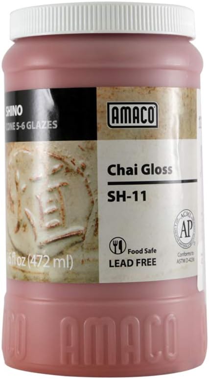 Amaco Shino LeadFree Glazes  Chai Gloss 16 oz - Image 1