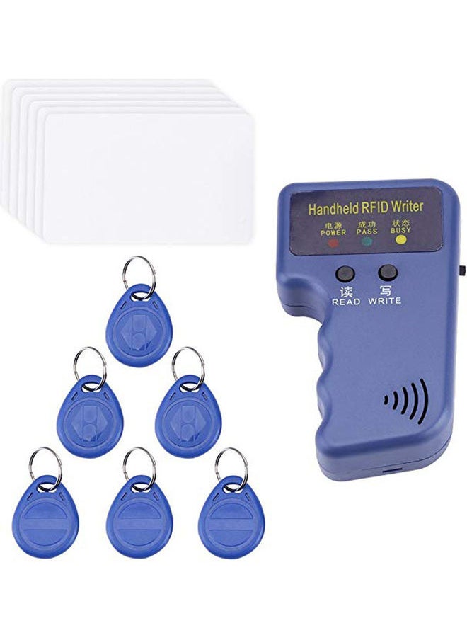 Loquat 13-Piece Handheld ID Card Copier Set Blue/White  - Image 1