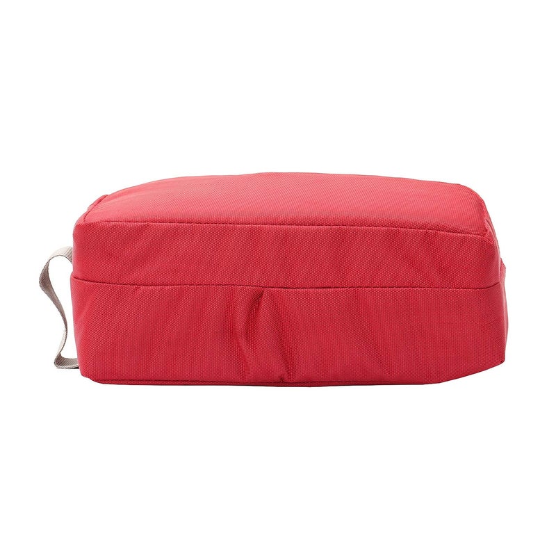 TRAVALATE Polyester Travel Toiletry Bag | For Man And Women | Multipurpose | Water Resistant (Red & Grey), Large , 9 cm - Image 5