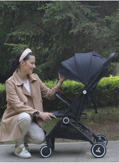 TEKNUM Teknum Travel Cabin Stroller with Coffee Cup Holder - Black  - Image 4