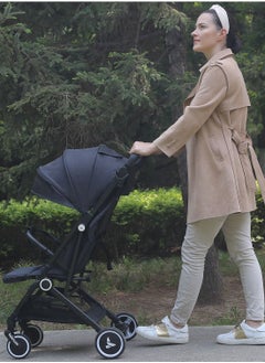 TEKNUM Teknum Travel Cabin Stroller with Coffee Cup Holder - Black  - Image 3