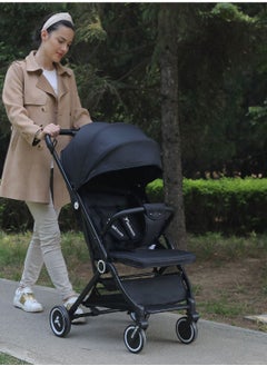TEKNUM Teknum Travel Cabin Stroller with Coffee Cup Holder - Black  - Image 2